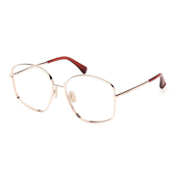 NEW MAX MARA EYEGLASSES GOLD WOMEN EYEWEAR MAX MARA MM5146 028